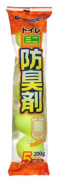 Kiyou Jochugiku шарики для писсуара дезодорирующие (фото modal 1)