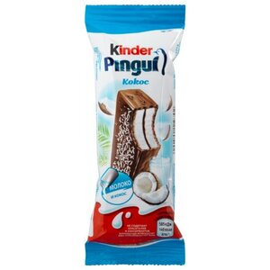 Пирожное Kinder Pingui Молоко и кокос (фото modal nav 1)