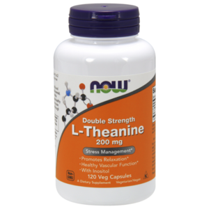 Аминокислота NOW L-Theanine 200 мг (120 капсул) (фото modal nav 1)