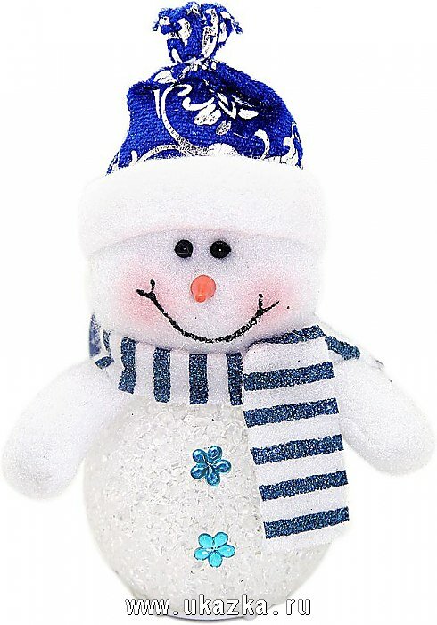 Фигурка снеговик Новогодняя Сказка (фото modal 1)