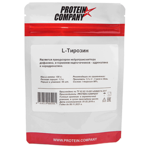 Аминокислота PROTEIN.COMPANY L-Тирозин (100 г) (фото modal nav 1)