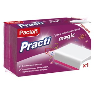 Губка Paclan Practi Magic меламиновая 1 шт (фото modal nav 1)