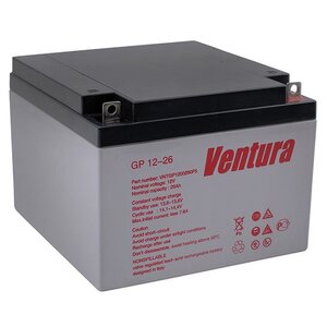 Аккумуляторная батарея Ventura GP 12-26 26 А·ч (фото modal nav 1)
