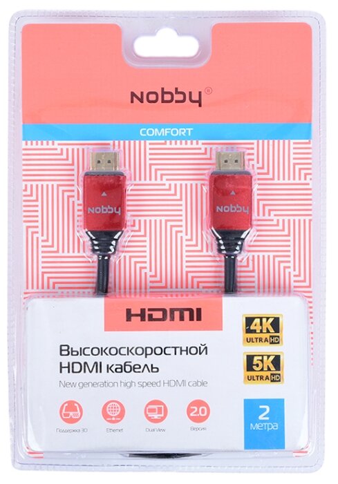 Кабель Nobby Comfort HDMI-HDMI (NBС-HC) (фото modal 4)