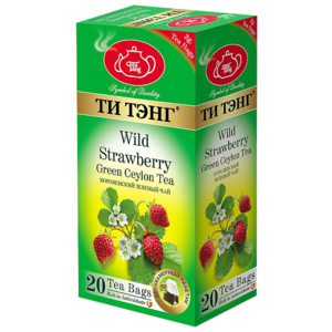 Чай зеленый Ти Тэнг Wild strawberry в пакетиках (фото modal nav 1)