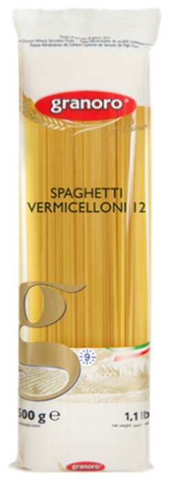 Granoro Макароны Spaghetti Vermicelloni n. 12, 500 г (фото modal 1)