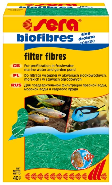 Наполнитель Sera Biofibres Fine 40 г (фото modal 1)