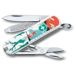 Нож многофункциональный VICTORINOX Classic LE 2015 They‘ll Grow Deer (7 функций) с чехлом (фото modal nav 1)