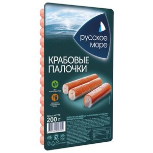 Русское Море Крабовые палочки из белых видов рыб охлажденные (фото modal nav 1)