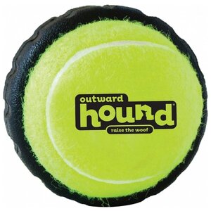 Мячик для собак Petstages Теннисный с шиной (67712) (фото modal nav 1)