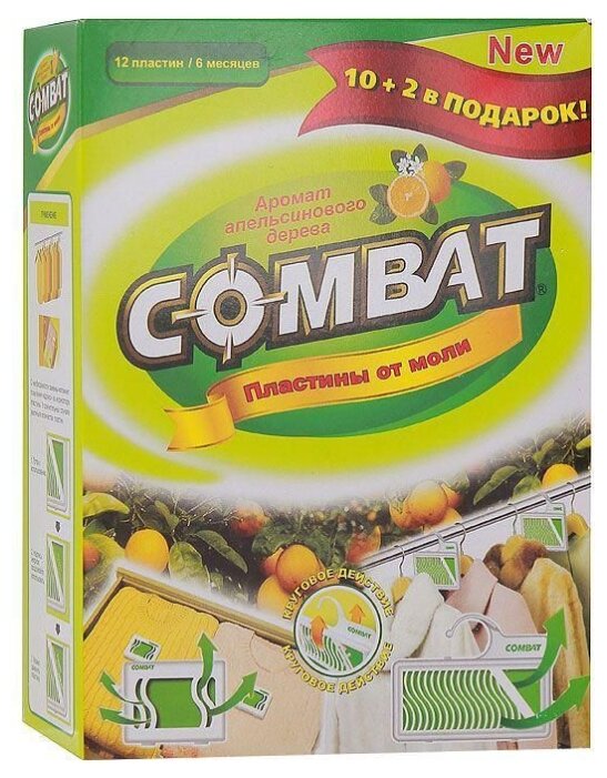 Пластина Combat 10+2 с запахом апельсинового дерева (фото modal 1)