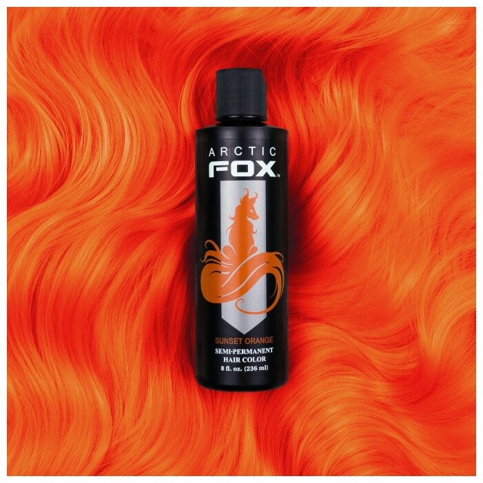 Средство Arctic Fox Semi-Permanent Hair Color Sunset Orange (оранжевый) (фото modal 3)