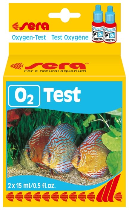 Sera O2-Test тесты для аквариумной воды (фото modal 1)