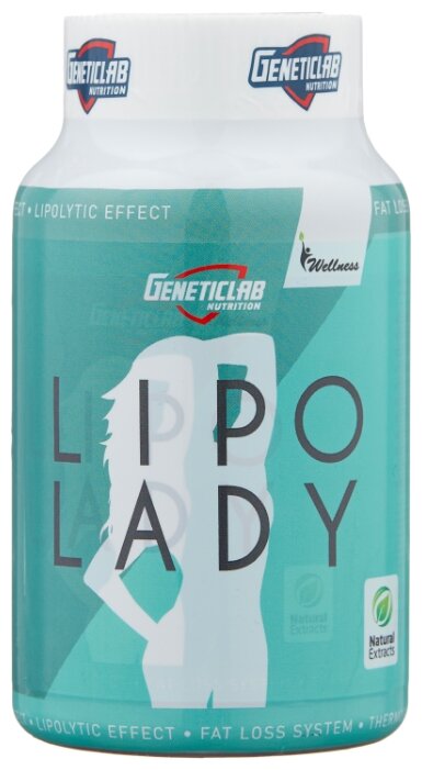 Geneticlab Nutrition L-карнитин Lipo Lady (120 шт.) (фото modal 1)