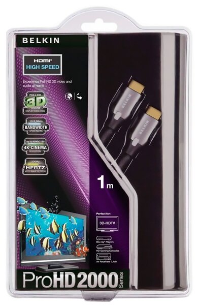Кабель Belkin ProHD 2000 High-Speed HDMI Cable with Ethernet (фото modal 2)