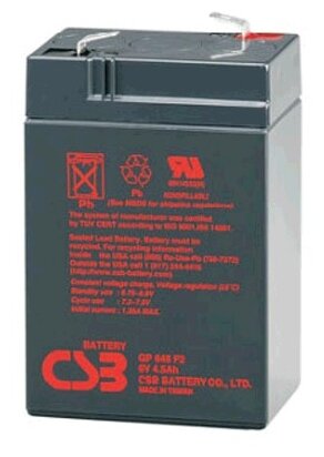 Аккумуляторная батарея CSB GP 645 4.5 А·ч (фото modal 1)