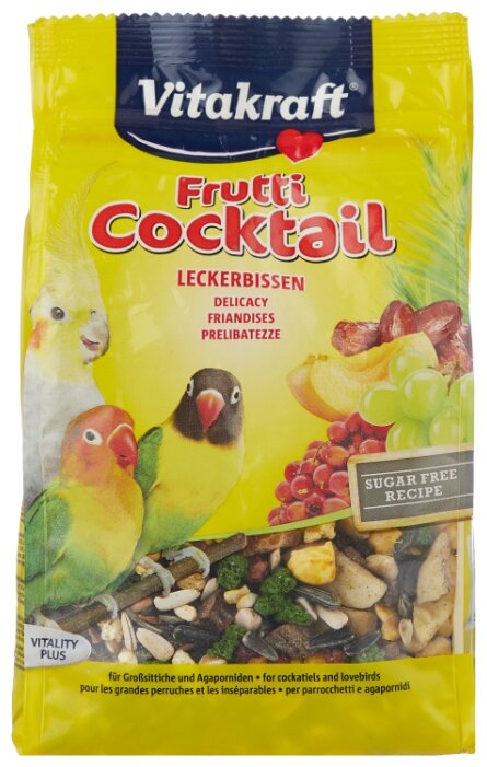 Добавка в корм Vitakraft для средних попугаев коктейль фруктовый (фото modal 1)