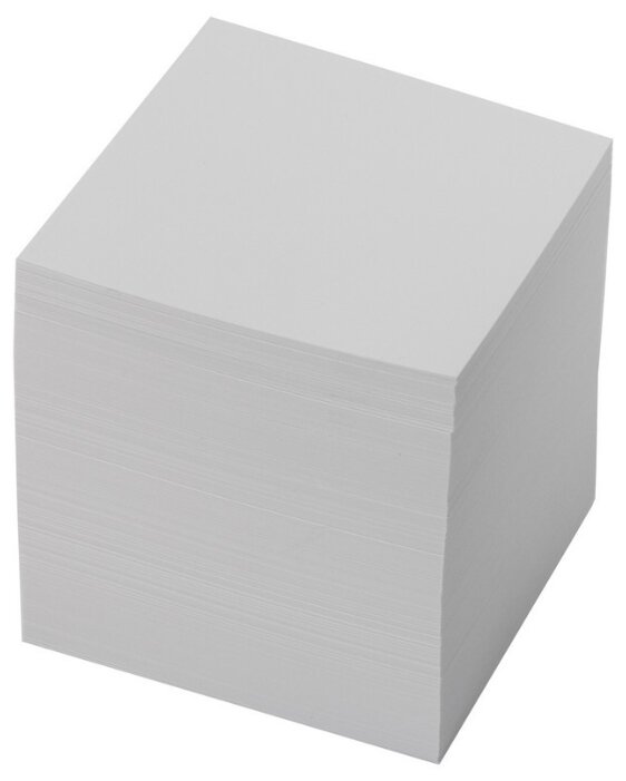 BRAUBERG Блок для записей в прозрачной подставке 9x9x9 см (122223/122225) (фото modal 3)