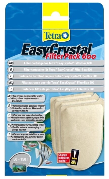 Tetra картриджи EasyCrystal Filter Pack 600 (фото modal 4)