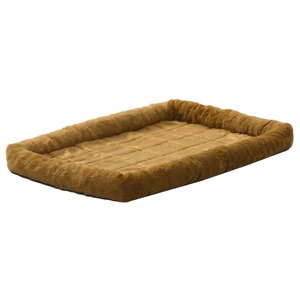Лежак для кошек, для собак Midwest QuietTime Faux Fur Deluxe Bolster 107х66 см (фото modal nav 1)