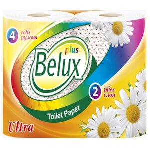 Туалетная бумага Belux Plus Ultra с рисунком двухслойная (фото modal nav 1)
