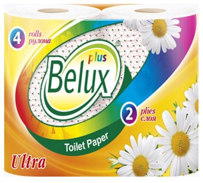 Туалетная бумага Belux Plus Ultra с рисунком двухслойная (фото modal 1)
