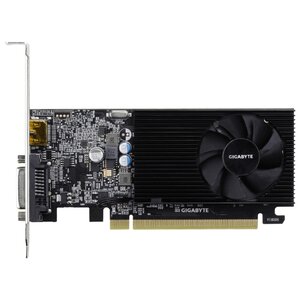 Видеокарта GIGABYTE GeForce GT 1030 1151MHz PCI-E 3.0 2048MB 2100MHz 64 bit DVI HDMI HDCP Low Profile (фото modal nav 1)