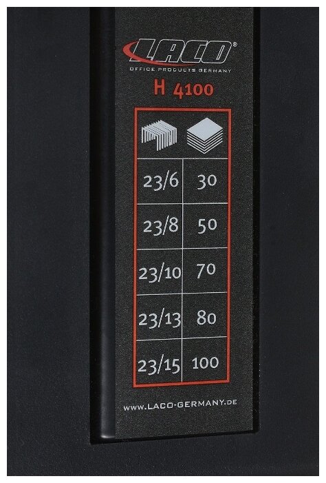 LACO Степлер мощный H4100 для скоб №23 (фото modal 4)