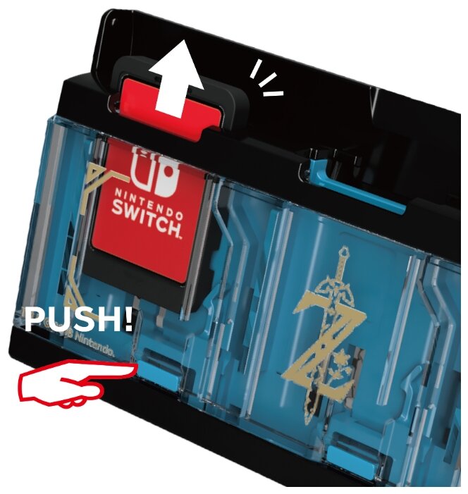 HORI Кейс для хранения 6 игровых карт для консоли Nintendo Switch (NSW-097U / NSW-106U) (фото modal 6)