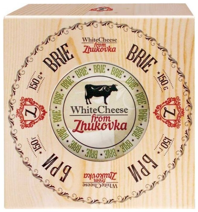 Сыр White Cheese from Zhukovka бри мягкий с белой плесенью 60% (фото modal 1)