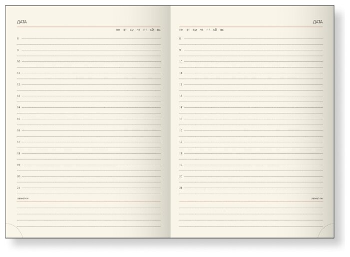 Ежедневник ErichKrause Eclisse недатированный, искусственная кожа, А5, 168 листов (фото modal 3)