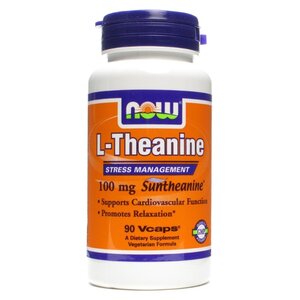 Аминокислота NOW L-Theanine 100 mg (90 капсул) (фото modal nav 3)