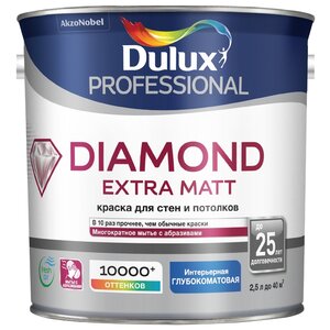 Водоэмульсионная краска Dulux Diamond Extra Matt (фото modal nav 2)