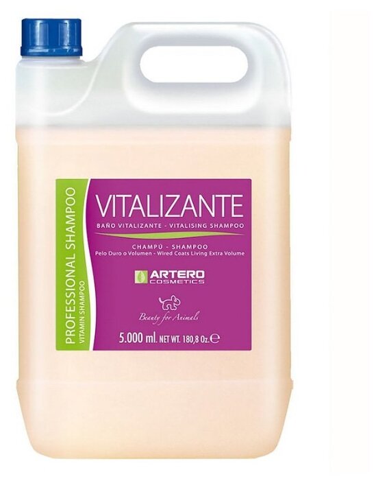 Шампунь Artero Vitalizante витаминизированный для придания объема для собак 5 л (фото modal 1)