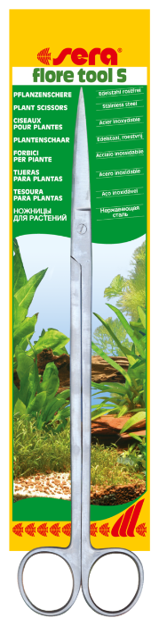 Ножницы для аквариумных растений Sera 26 см (фото modal 1)