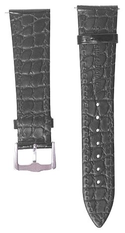 GSMIN Кожаный ремешок Crocodile Leather для Samsung Gear S3 Frontier/Classic/Galaxy Watch (46 mm) (фото modal 4)