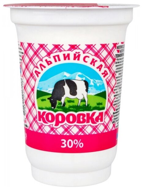 Альпийская коровка Продукт молокосодержащий 30% (фото modal 1)