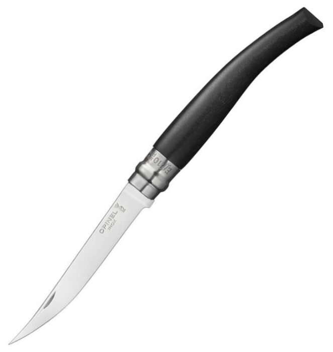 Нож складной OPINEL Slim №10 Ebony с чехлом (фото modal 1)