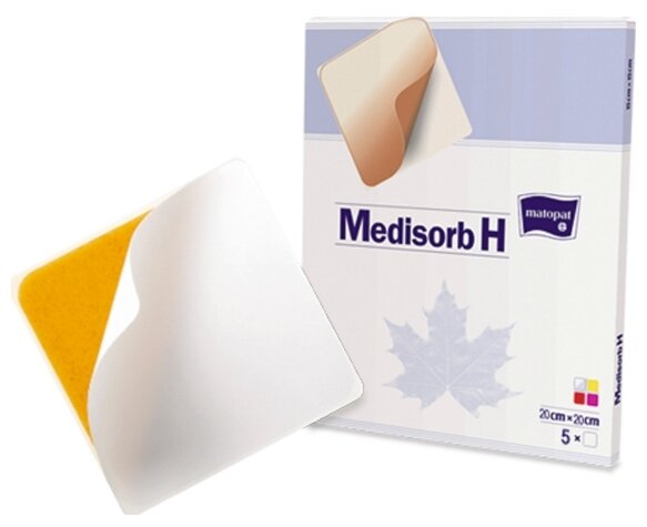 Matopat повязка гидроколлоидная Medisorb H (20х20 см) (фото modal 1)