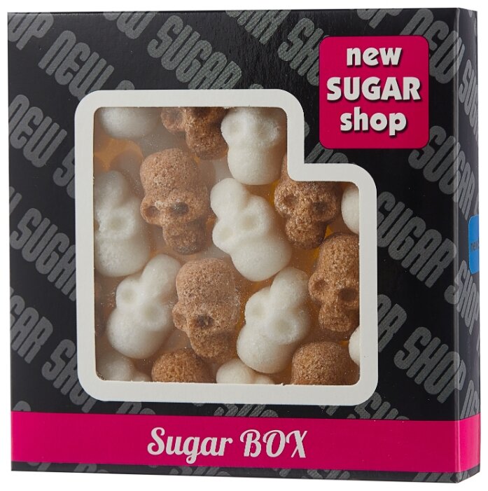 Сахар New SUGAR shop фигурный Sugar BOX Черепа сахарные тростниковые и белые (фото modal 1)