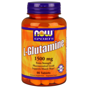 Аминокислота NOW L-Glutamine 1500 мг (90 таблеток) (фото modal nav 1)