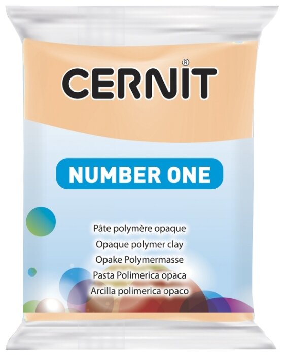 Полимерная глина Cernit Number one персиковая (423), 56 г (фото modal 1)