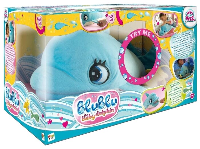 Интерактивная мягкая игрушка IMC Toys Дельфиненок BluBlu (фото modal 3)