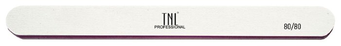 TNL Professional Пилка узкая улучшенное качество, 80/80 грит (в индивидуальной упаковке) (фото modal 1)