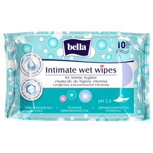 Bella Влажные салфетки для интимной гигиены, 10 шт (фото modal nav 1)