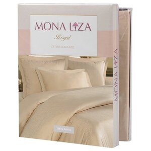 Постельное белье 2-спальное Mona Liza Royal Зебра латте сатин-жаккард (фото modal nav 2)