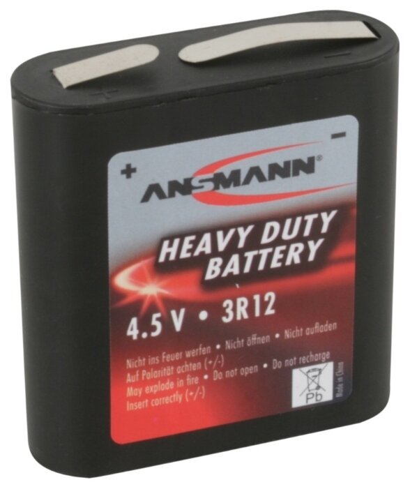 Батарейка ANSMANN Heavy Duty Battery 3R12 (фото modal 1)