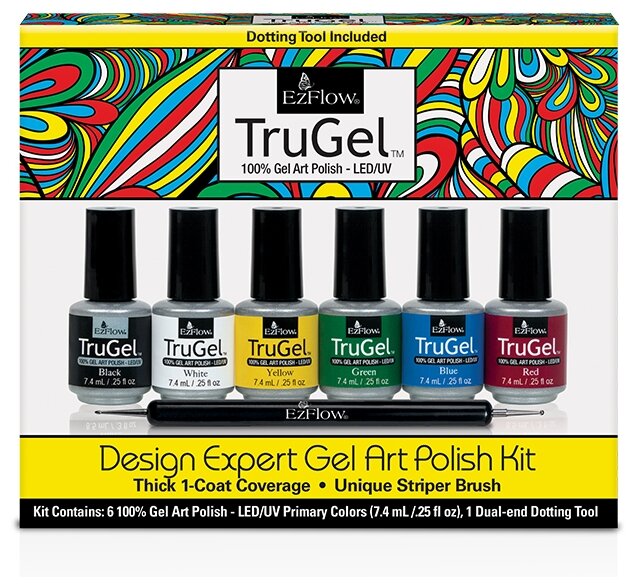 Набор для маникюра EzFlow TruGel Design Expert Gel Art (фото modal 1)