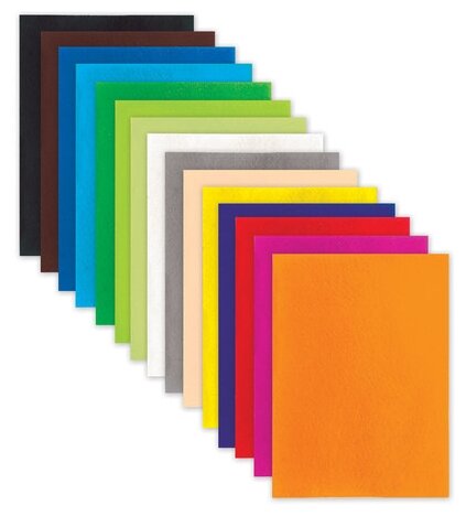 BRAUBERG Набор цветного фетра А4, 15 цветов (660623) (фото modal 2)