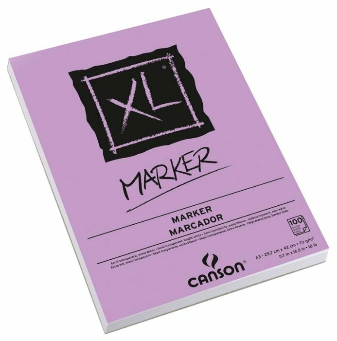 Альбом для маркеров Canson XL Marker 42 х 29.7 см (A3), 70 г/м², 100 л. (фото modal 1)